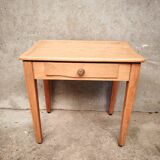 Small children's desk or side table.