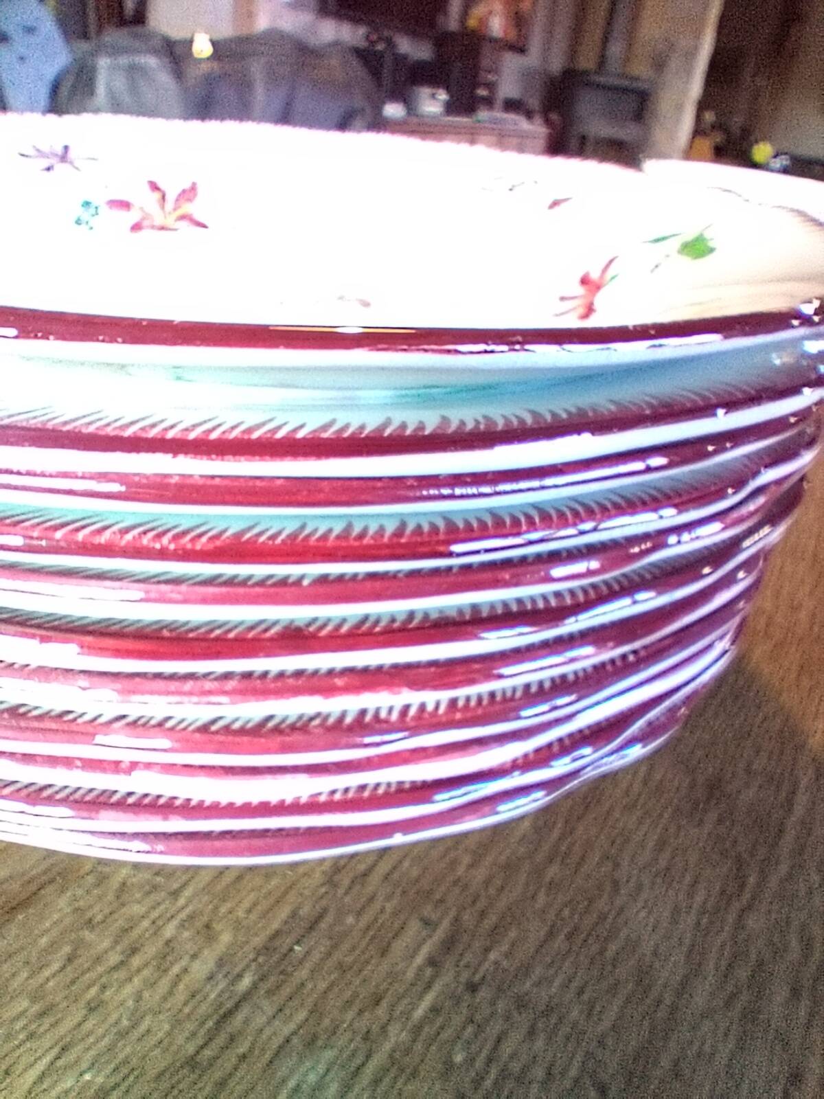 Sarreguemines plates, Strasbourg model