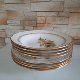 Lot plates Gien model marguerite