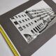 Art photography, town planning, architecture, vintage silver print, 1960s
