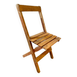 Chaise bois pliante vintage