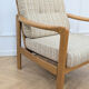 Fauteuil vintage en hêtre