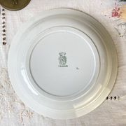 Vintage hollow dish French Terre de Fer St Amand TRIANON cherub motif 19th century