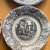 Choisy le roi - 5 assiettes vie militaire