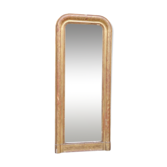 Ancien miroir doré Louis Philippe