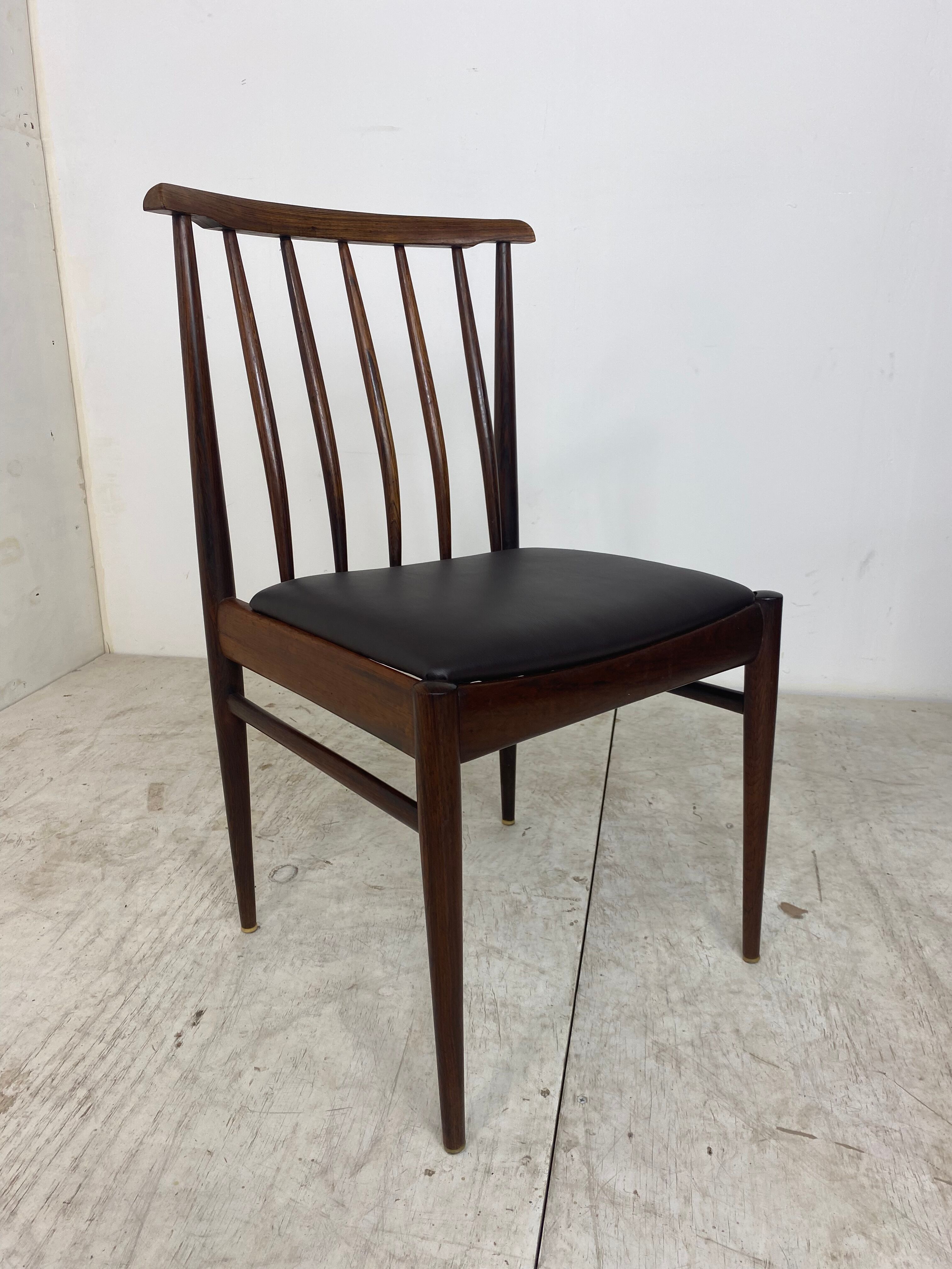 Chaises de salle à manger scandinaves, années 1960, Ensemble de 3