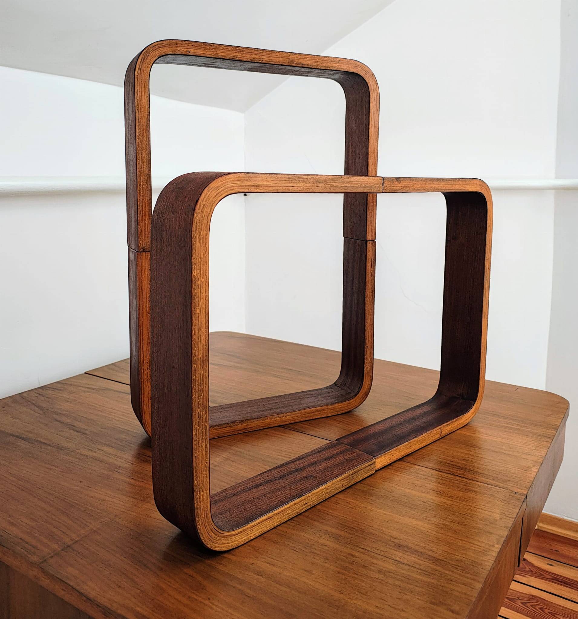 Czech Decorative Shelves attributed to Ludvik Volak for Drevopodnik Holesov