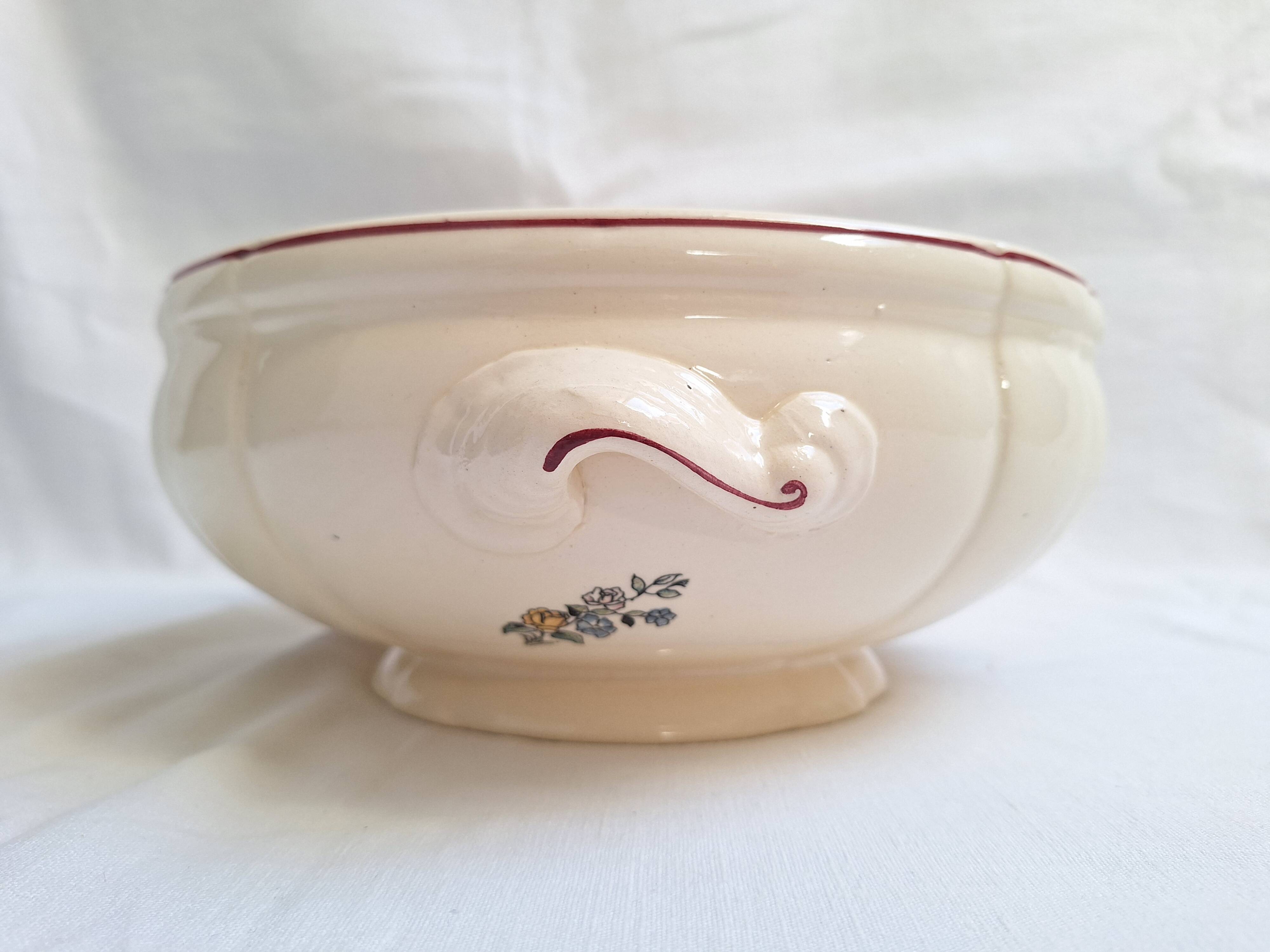 Digoin Sarreguemines Salad Bowl Model Lorraine
