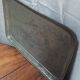 Ancient Persian tray in silver-plated metal
