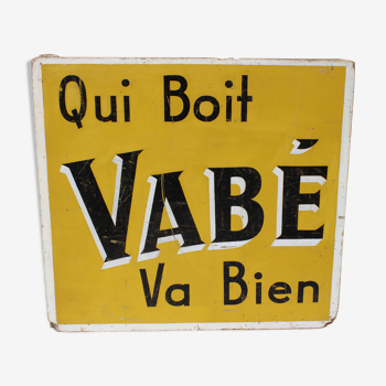 Former vabe advertising plate