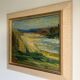 Vintage Modernists Oil Painting Autumn Landscape by Aksel 1960s
