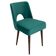 "Shell" chair in cream velvet and wood, Poland, 1960s