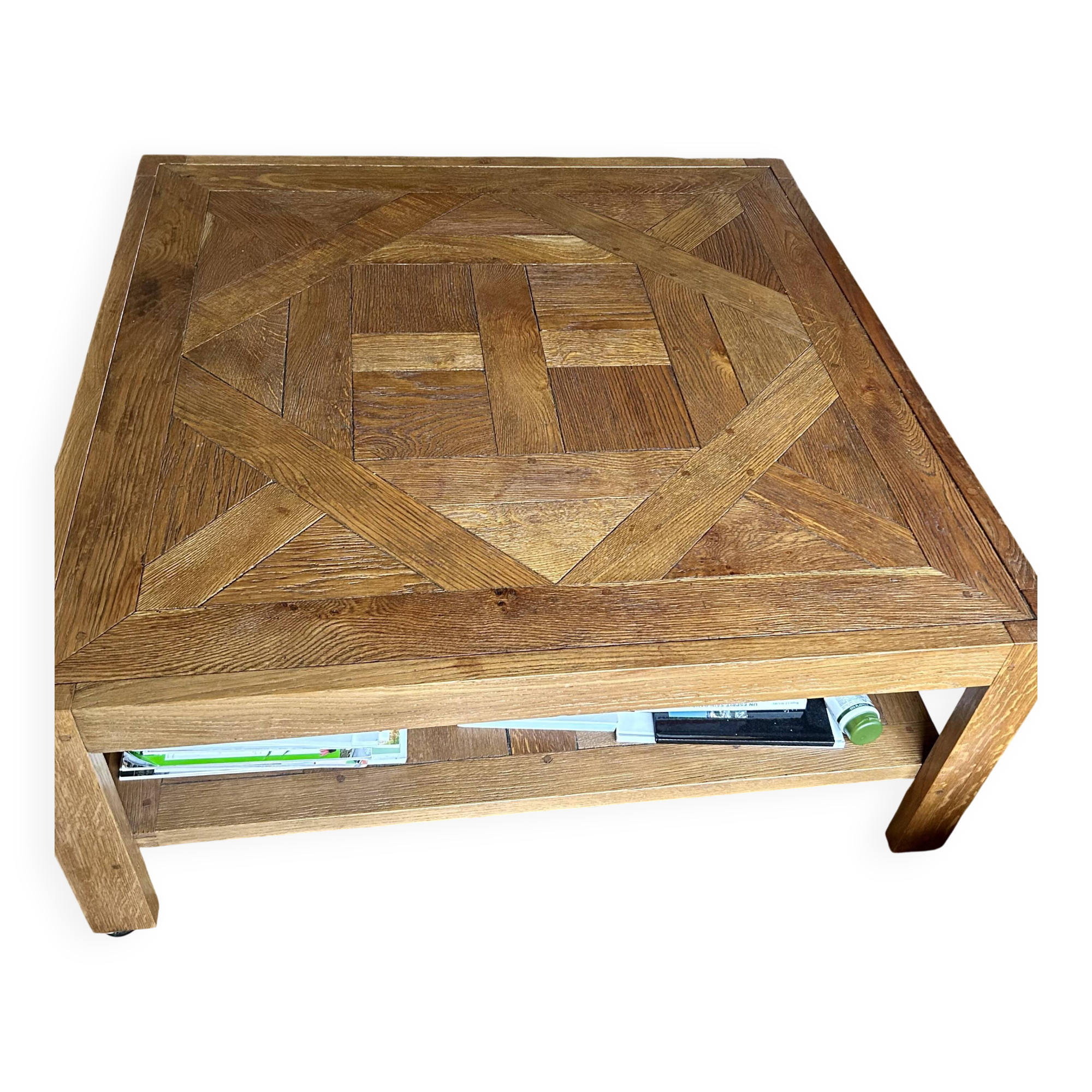 Table basse en chêne massif