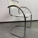 Tubular steel dining chairs