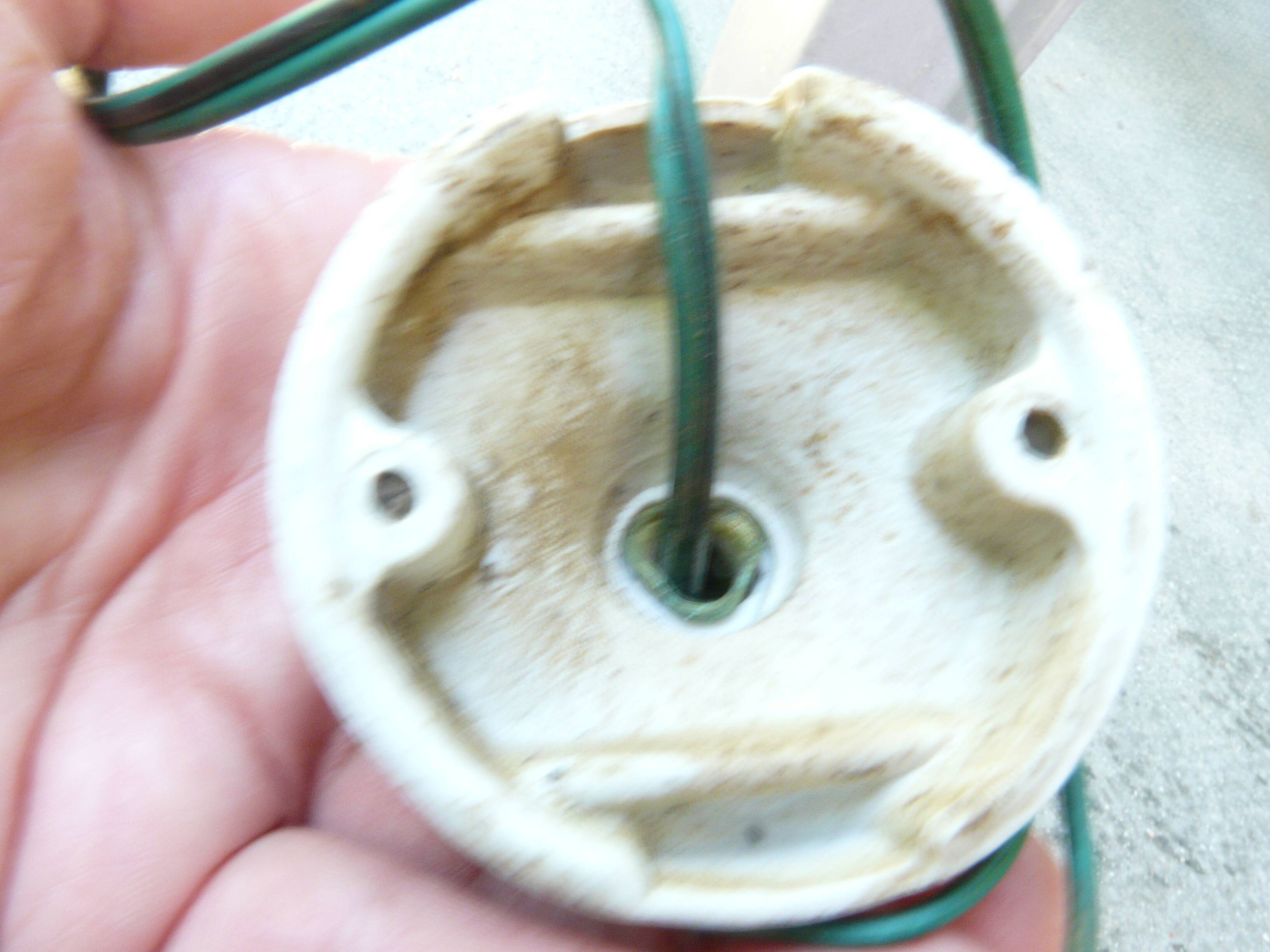 Art Deco porcelain tulip wall lamp in molded glass with flower decoration