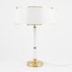 Lampe de bureau Borens modèle 8423 en laque blanche, Suède, 1970