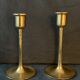 Pair of brass candlesticks
