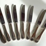 8 Table Knives A. Krupp Italy Vintage