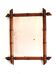 Petit miroir en bambou ancien