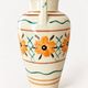Hand-painted amphora vase by Kupittaan Savi, Finland, 1940s–50s.