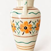 Hand-painted amphora vase by Kupittaan Savi, Finland, 1940s–50s.