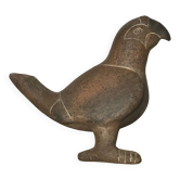 Vase zoomorph bird sculpture terracotta parrot, mexico, 70s
