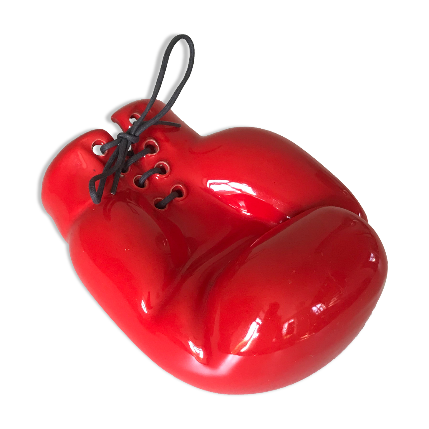 Ceramic boxing glove signed Jc Peiré annees 80