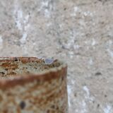 Set of 6 stoneware cups and a pitcher