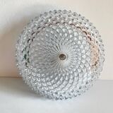 50s semi-crystal ceiling light