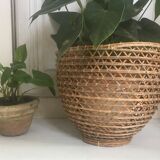 Rattan pot-pot