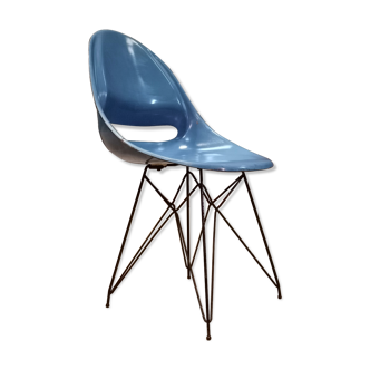 Chaise bleue Miroslav Navràtil pour Vertex 1959