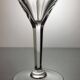 6 Val Saint Lambert crystal wine glasses model Nestor