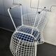 Pair of dining chairs 420 by Harry Bertoia for Knoll International, 1970s.