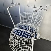 Pair of dining chairs 420 by Harry Bertoia for Knoll International, 1970s.