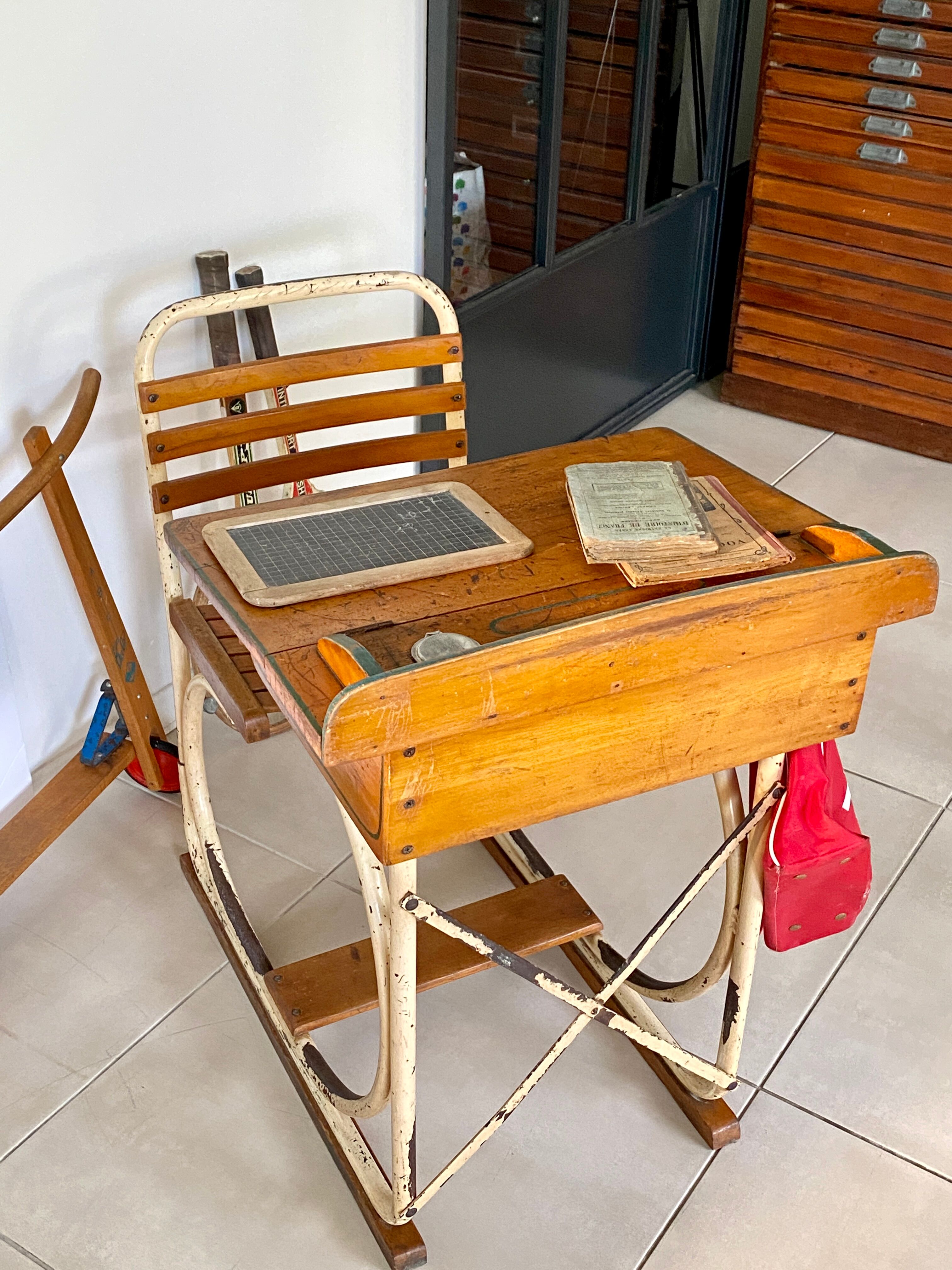 Vintage school desk