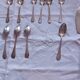 Cutlery in silvered metal, goldsmith Mondial