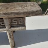 Former carved wood bench Orient/Asia
