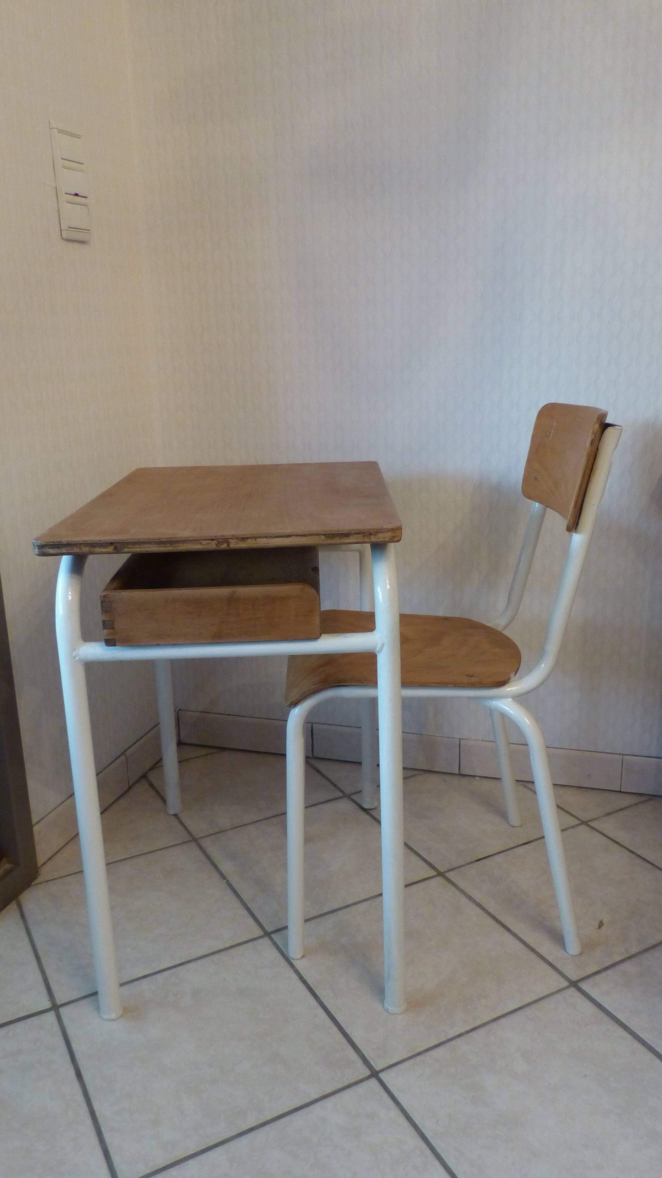 Writing desk and chair