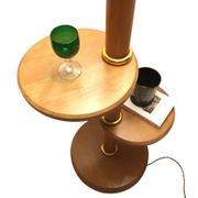 Lampadaire serviteur en bois, Vintage - Années 50
