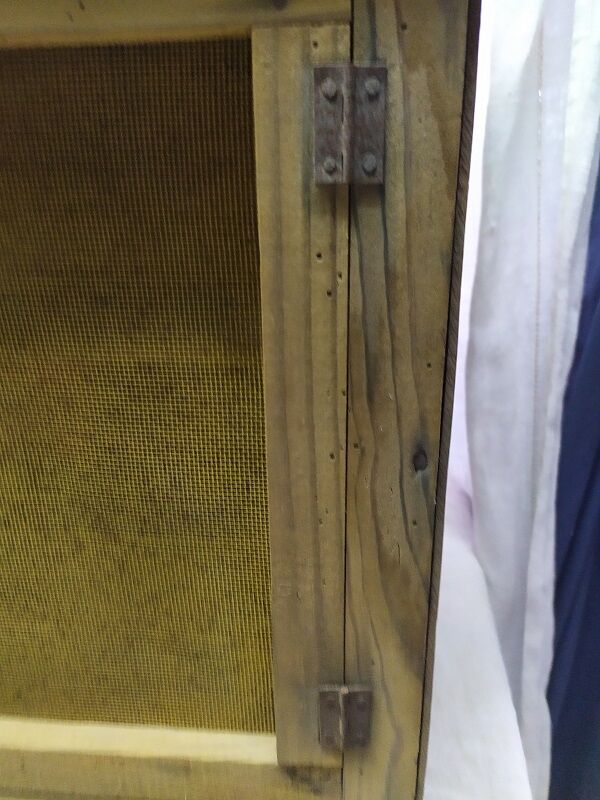 Garde manger en bois ancien Vintage