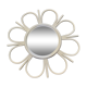 Vintage beige flower mirror