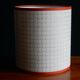 Nepalese paper cylindrical lampshade