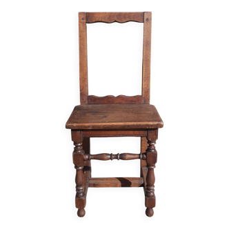 Lorraine chair. (Solid wood, 19th century)