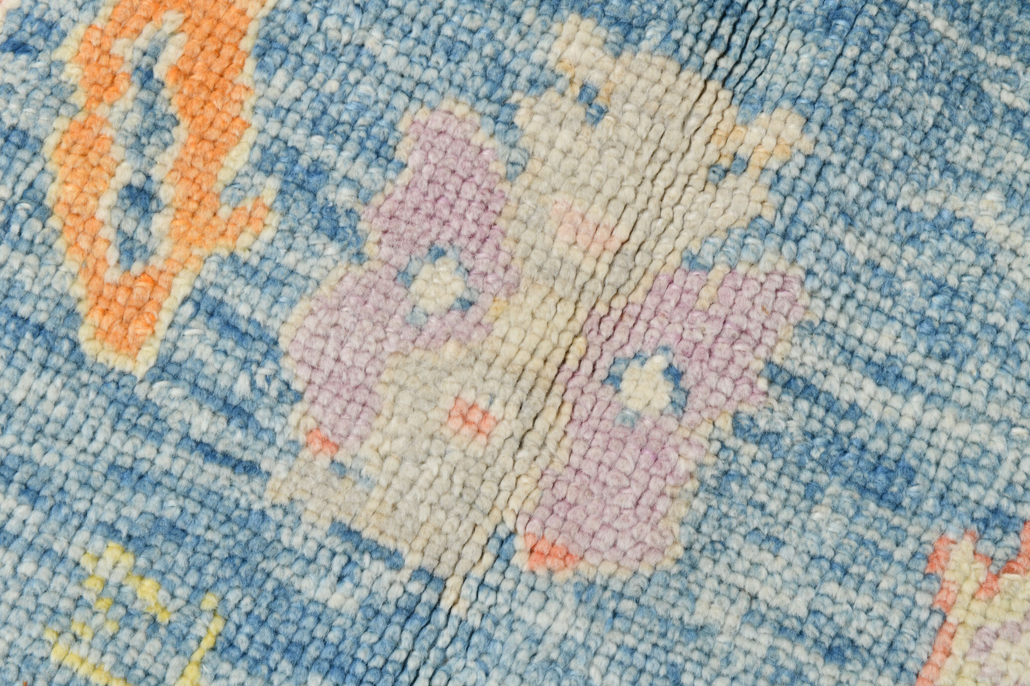 6x8 Light Blue Modern Oushak Rug, 179x246Cm