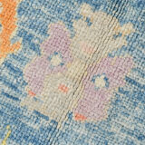 6x8 Light Blue Modern Oushak Rug, 179x246Cm