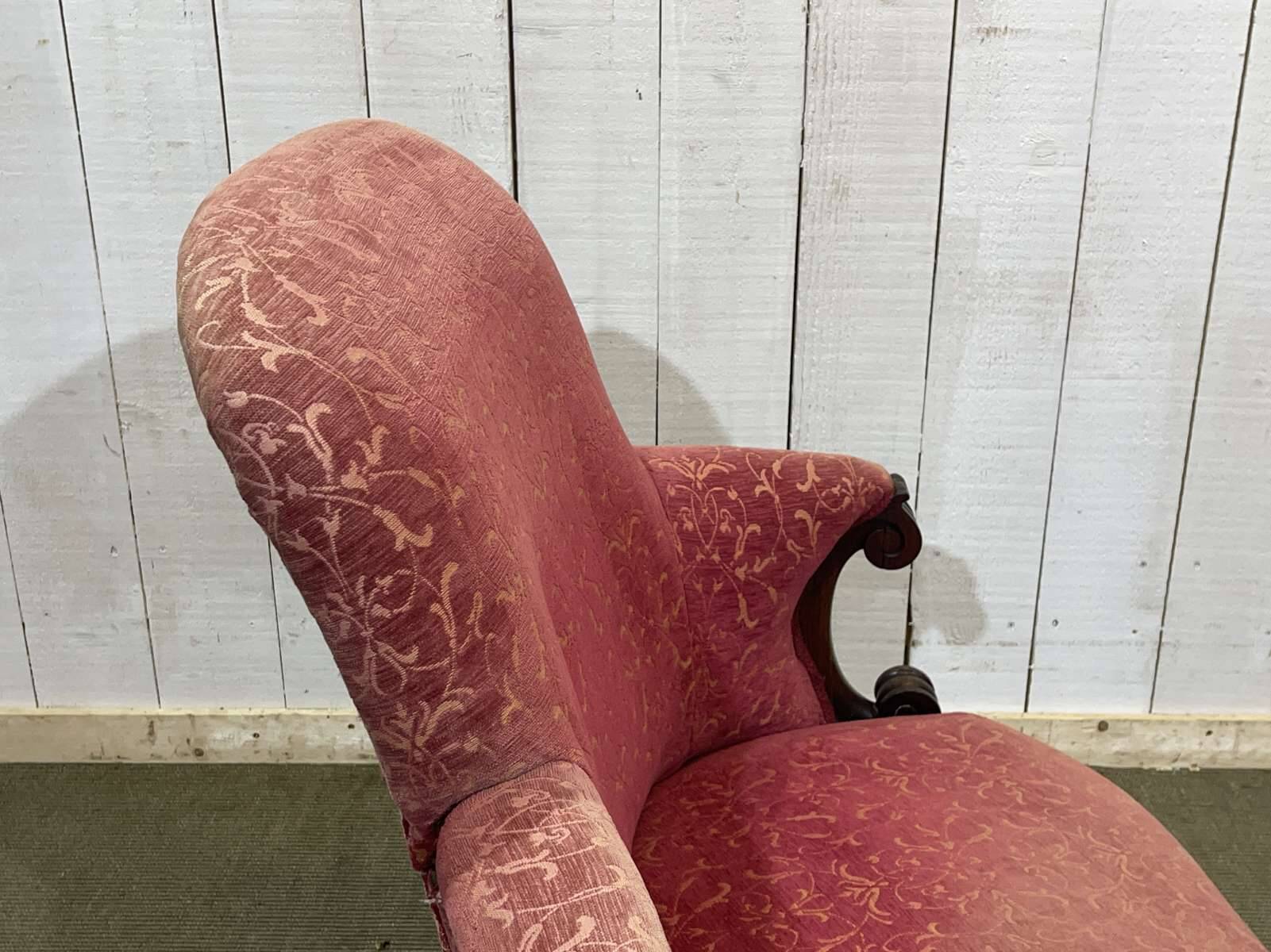 19th century English mahogany bench