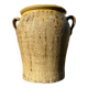 Ancient terracotta pottery jar