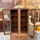 Vitrine en chêne début XXème