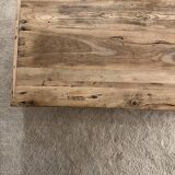 Antique coffee table in elm