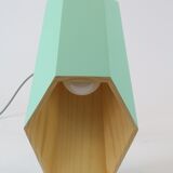 Lampe de table en bois polychrome Seletti minimaliste
